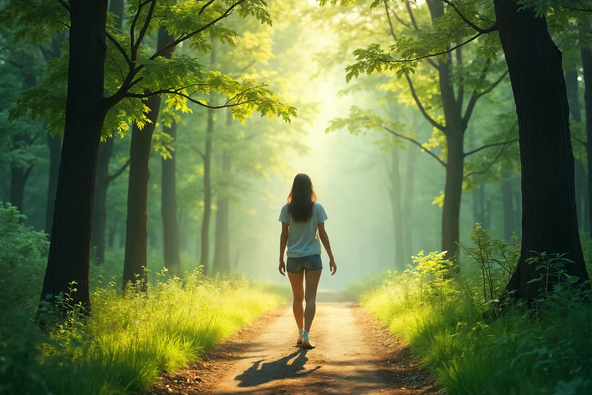 Female Walking Addiction Theraphy