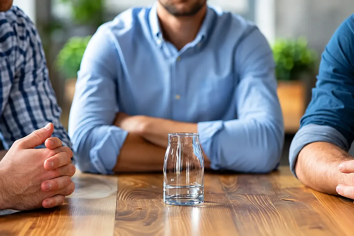 People in a counselling session